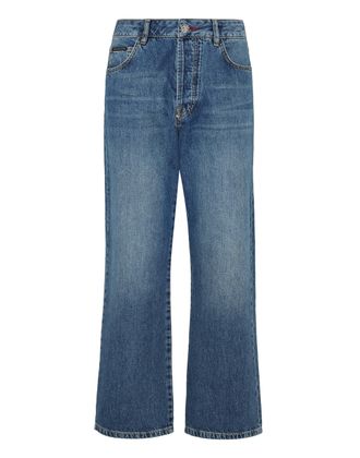 Philipp Plein Denim Trousers Loose Fit Iconic Plein