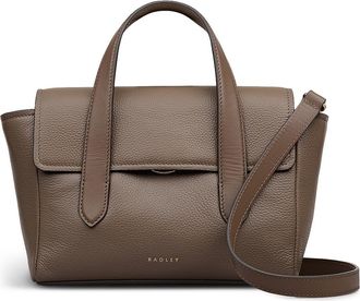 Radley London Mayfair Lane Small Flapover Satchel Bag in Coffee at Nordstrom Rack