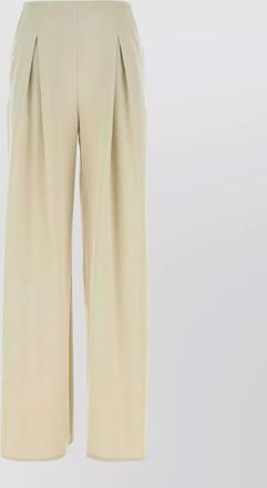 Max Mara silk wide-leg trousers