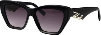 Karl Lagerfeld Zonnebrillen - Dames - Zonnebrillen - Zwart - 55 MM - Accessoires