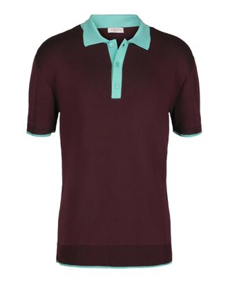 Valentino Slim Fit Knit Polo Shirt