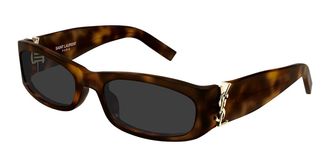 Saint Laurent SL M152/F Asian Fit 003 Mens Sunglasses Tortoiseshell Size 57