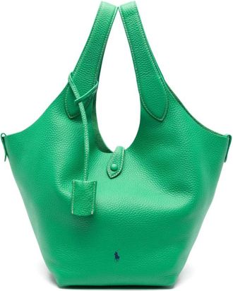 Polo Ralph Lauren Play Medium Tote - Dames - Shoppers - Groen - ONE Size - Tassen