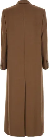 Max Mara Womens Coat Msteffige Beige Virgin Wool