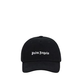 Palm Angels Caps, male, Black, Size: ONE SIZE Baseball Cap with Adjustable Closure