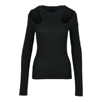 Dondup Dames, Tops, Zwart, Maat: 2XS Viscose