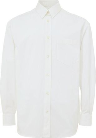 Gucci Mens Buttondown Long Sleeve Shirt - White Cotton - Size EU 46 (Mens)