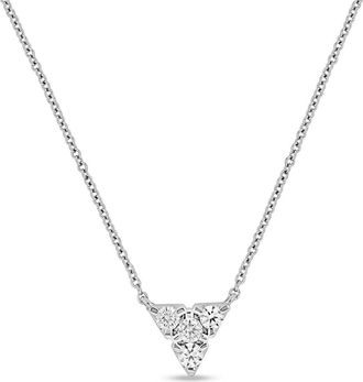 Bony Levy Rita 18K White Gold Diamond Triangle Pendant Necklace at Nordstrom Rack