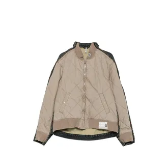 Miharayasuhiro Quilted Layered-denim Jacket