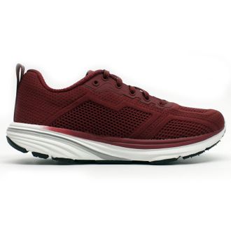 Mbt Wave III Textile Synthetic Womens Low Top Trainers - Burgundy - Size:UK 5.5