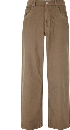 Sunflower Taupe Super Wide Corduroy Cotton Wide-Leg Pants