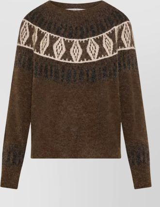 Seventy Venezia jacquard crewneck jumper
