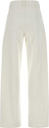 Jil Sander Womens Trouser White Cotton