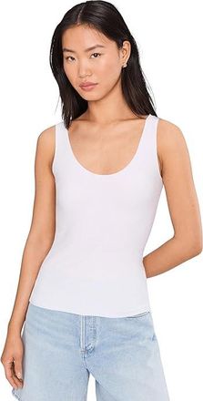 Commando Cotton Tank Top Womens Clothing White : MD, Cotton/Elastane