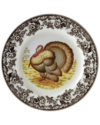 Spode Woodland Turkey 10.5In Dinner Plate