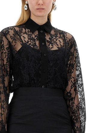 Moschino Lace Shirt - Black