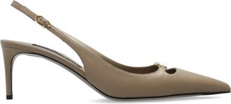Dolce & Gabbana Schoenen, Dames, Beige, 37 EU, Leer, Schoenen met hakken