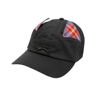 Charles Jeffrey Loverboy LOVERBOY by Charles Jeffrey, Caps, male, Black, Size: ONE SIZE Ears Baseball Cap