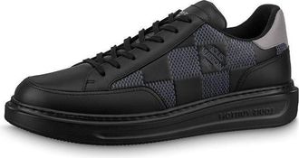 Louis Vuitton LV Beverly Hills Sneakers BlackcPlaid 1AA5JL