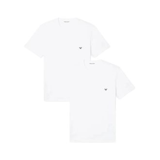 Emporio Armani Signature T shirt - Heren - T-shirts - Wit - XS - Tops