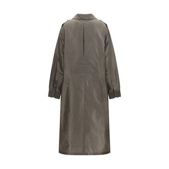 Prada Womens Bicolor Silk Casual Dress