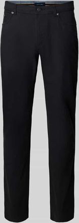 Christian Berg Slim Fit Stoffhose mit Bio-Baumwoll- Anteil und 5-Pocket-Design in Black, Größe 31/32