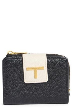 Elie Tahari Daniela French Faux Leather Wallet in Black at Nordstrom Rack