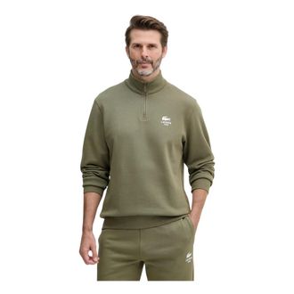 Lacoste Felpa con zip e collo alto - - Sweatshirts & Hoodies - Uomo - Verde - XS