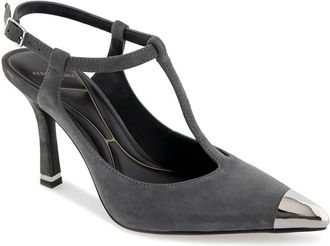 Kenneth Cole Romi T-Strap Suede Pump