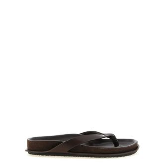 Jacquemus The Tatanes - female - Jacquemus - Flip Flops - Brown - 5 UK - Shoes