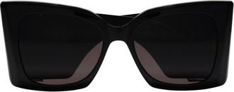 Saint Laurent Black Golden Logo Sunglasses