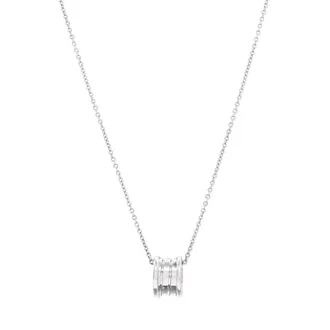 Bulgari B. Zero1 Pendant Necklace 18K White Gold