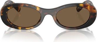 Miu Miu Sunglasses Mu06 Zs Vau06 B Brown/Dark Brown Women