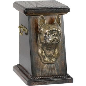 OEM Boston Terrier, Boston Bull Terrier: Urna Para Cenizas De Perro, Elegante Urna Con Estatuilla, Urna Conmemorativa Con Busto De Perro De Art-dog