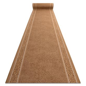 RugsX Rugsx - Alfombra De Pasillo Con Refuerzo De Gomast.tropez Marco Antideslizante Beige 100cm Beige 100x1200 Cm