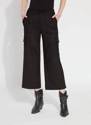 Lyss&eacute; Anita Vegan Cropped Cargo Pant In Black