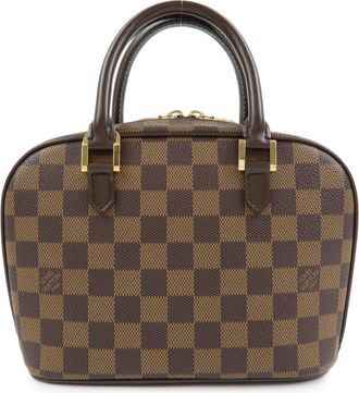 Louis Vuitton Sarria Damier Brown Canvas Handbag (Pre-Owned)