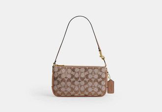Coach Plaza Bag In Crystal Signature Jacquard