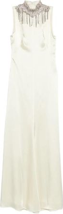 Alexander McQueen Embellished Mock-neck Maxi Dress