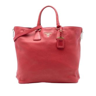 Prada Pre-owned Tote Bags, female, Red, Size: ONE SIZE Pre-owned Vintage Tote Bag