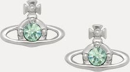 Vivienne Westwood Nano Solitaire Earrings Platinum-chrysolite-crystal Platinum-chrysolite-crystal Women