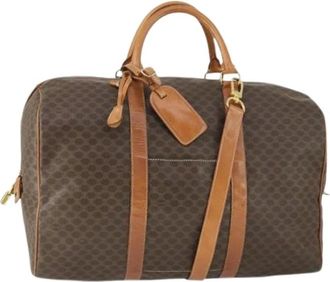 Celine Pre-owned Weekend Bags, female, Brown, Size: ONE SIZE Pre-owned Plastic Weekend Bag
