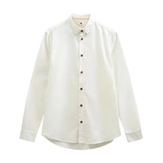 Anerkjendt Akleif Shirt - Heren - Casual Overhemden - Wit - XL - Katoen - Overhemden