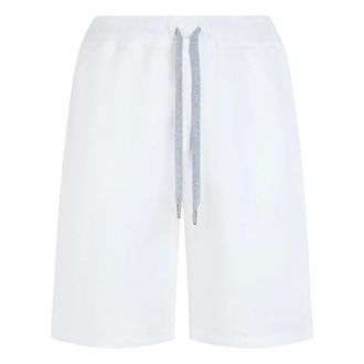 Fedeli Casual Shorts, male, White, Size: M Light Shorts with Adjustable Waistband