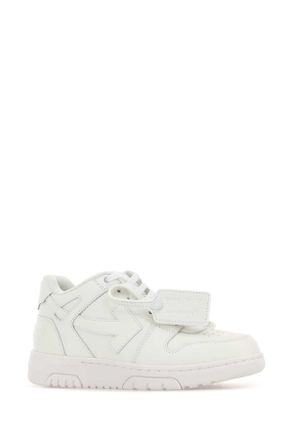 Off-white Leather Low-Top Sneaker - White