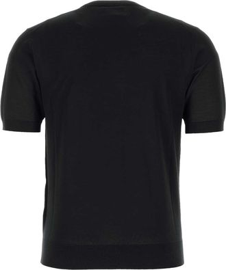 Prada Mens Black Wool T-Shirt F0002