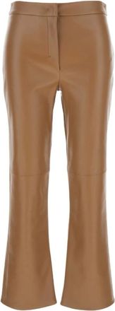 Max Mara Broeken, Dames, Bruin, S, Polyester, Sublieme Broek Kameel