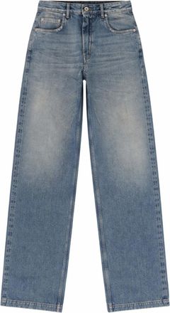 Rick Owens Denim Straight High Rise Jeans