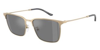 Emporio Armani EA2164D Asian Fit 30026G Mens Sunglasses Gold Size 57