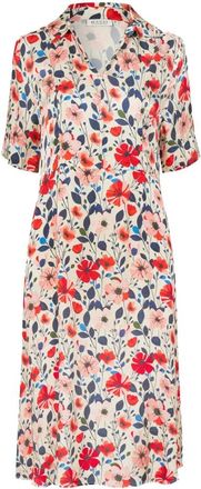 Masai Midi Jurken - Dames - Casual kleedjes - Veelkleurig - L - Kleedjes
